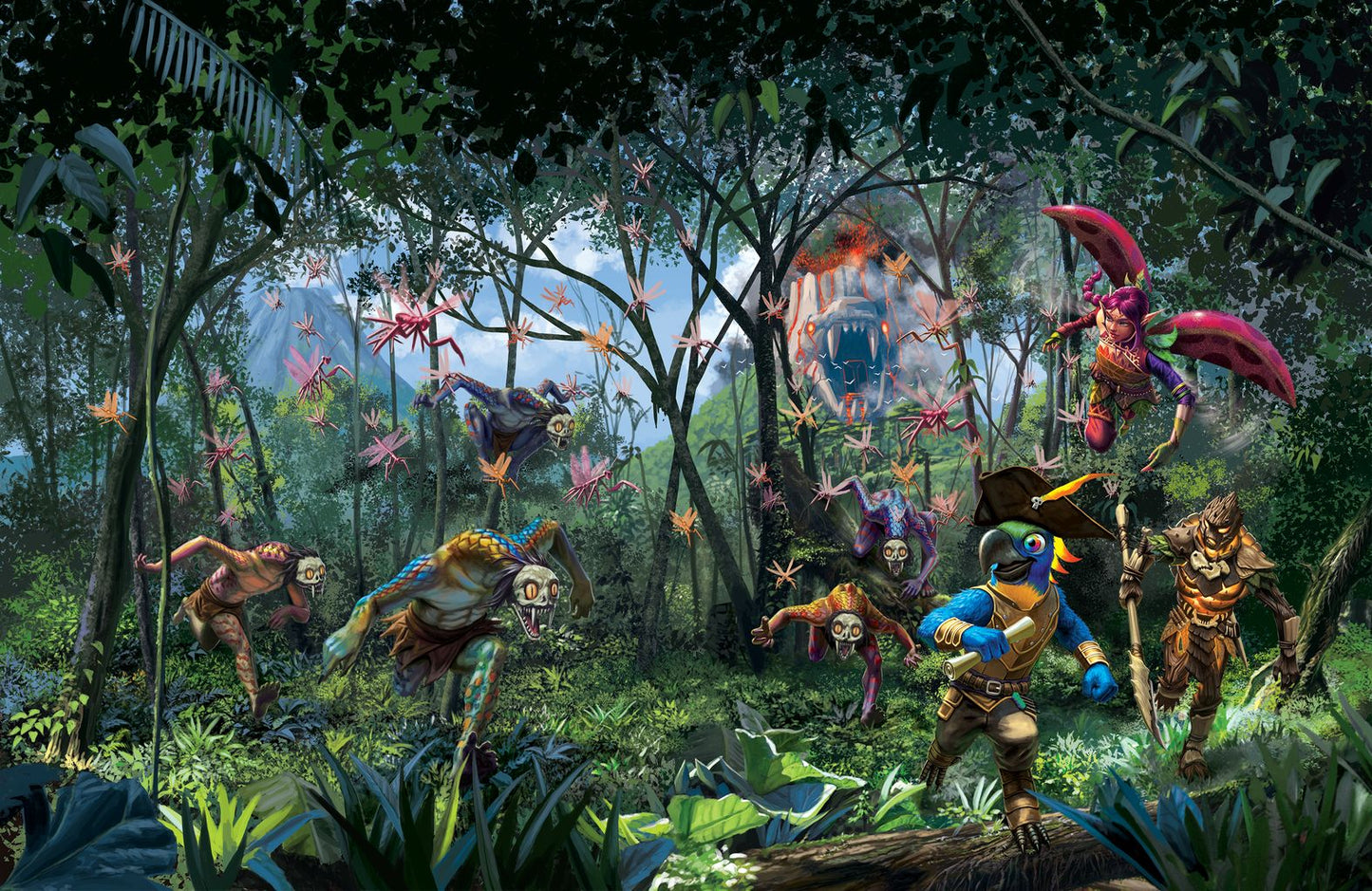 Bundle: Battlezoo Bestiary, Ancestries: Dragons & Jewel of the Indigo Isles Hardcovers & PDFs