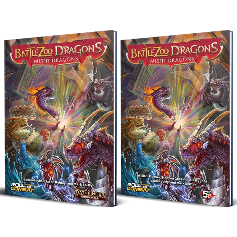 Battlezoo Dragons: Misfit Dragons Hardcover & PDF