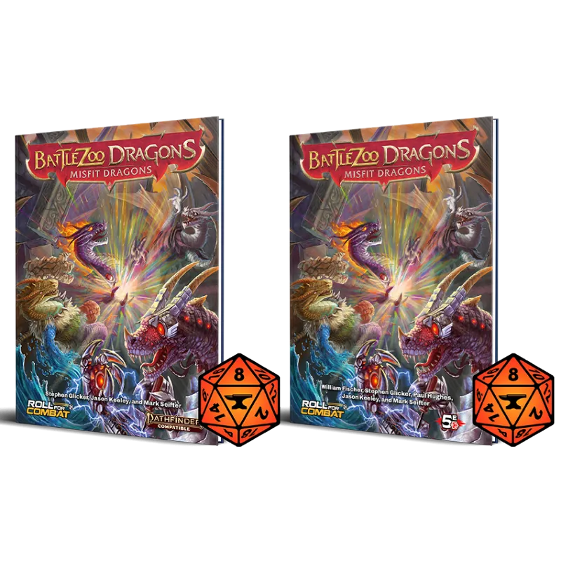 Battlezoo Dragons: Misfit Dragons Hardcover & PDF