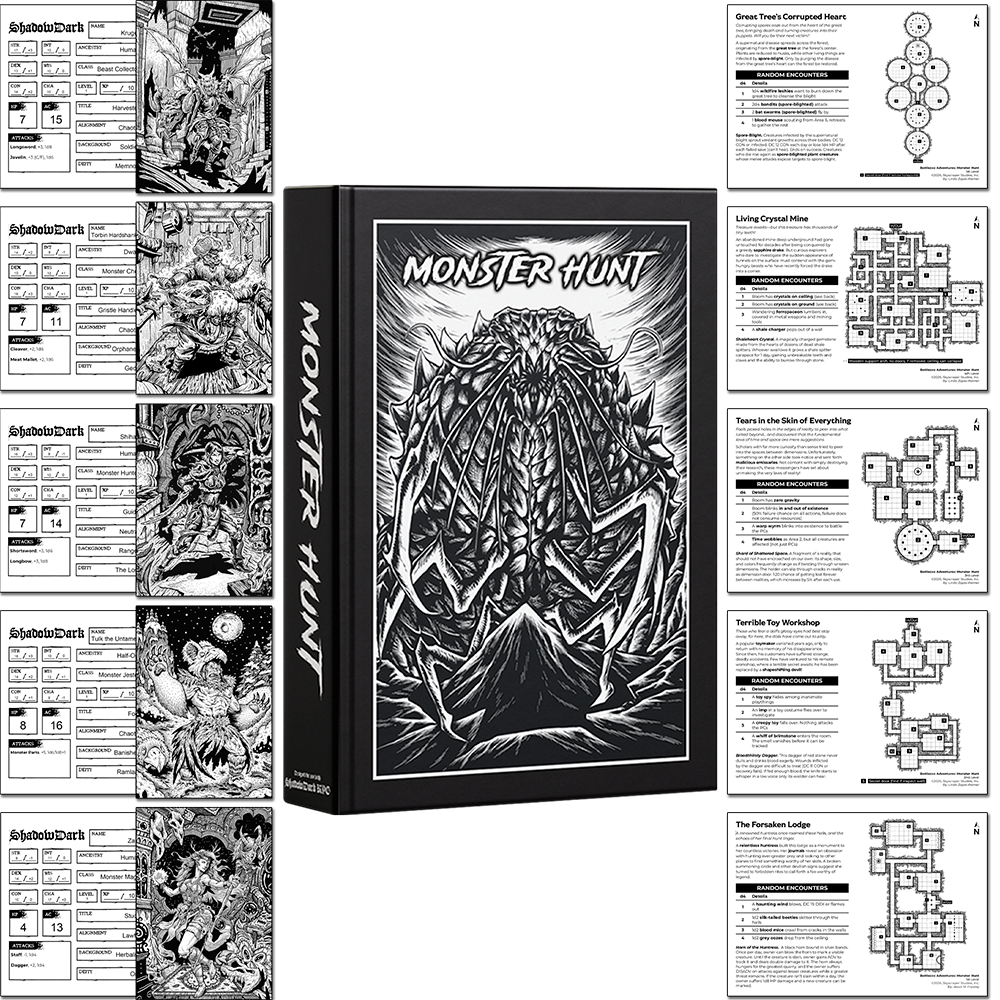 Monster Hunt Shadowdark PDF