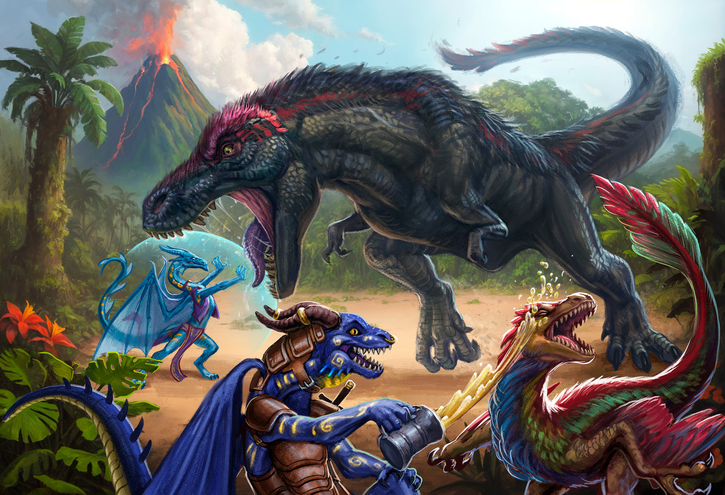Bundle: Battlezoo Bestiary, Ancestries: Dragon, Jewel of the Indigo Isles & World Guide PDFs
