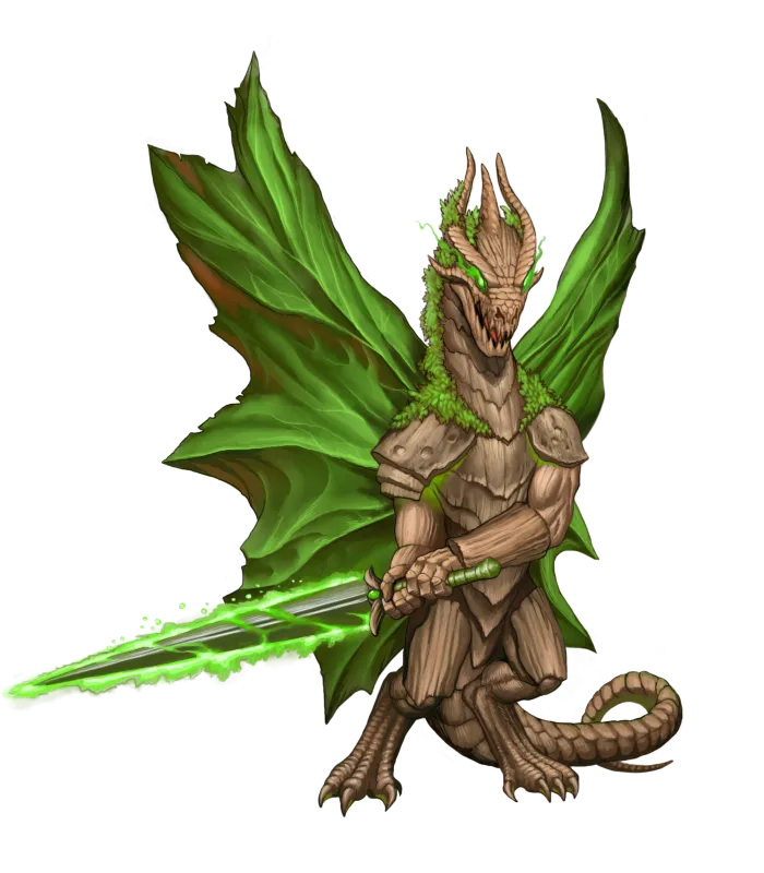 Battlezoo Dragons: Leshy Dragons for Foundry VTT