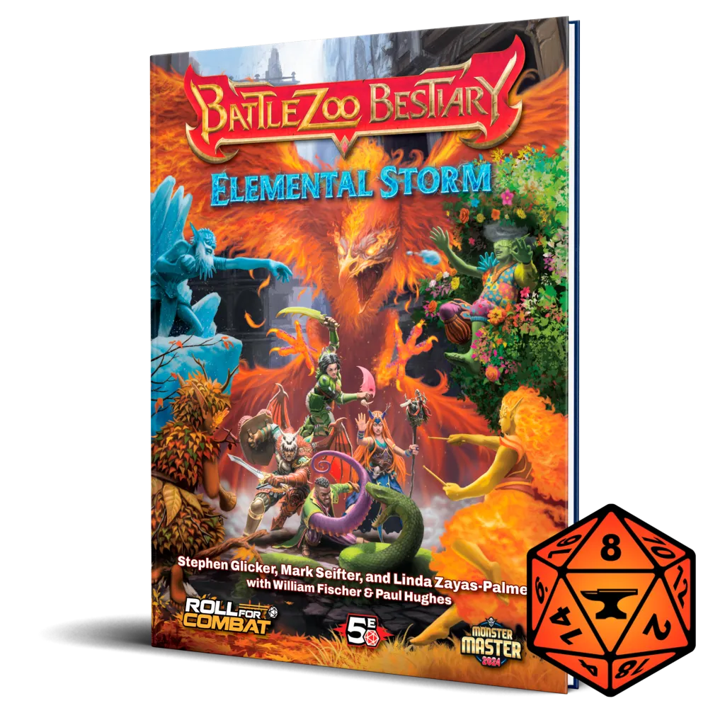 Battlezoo Bestiary: Elemental Storm Hardcover & PDF