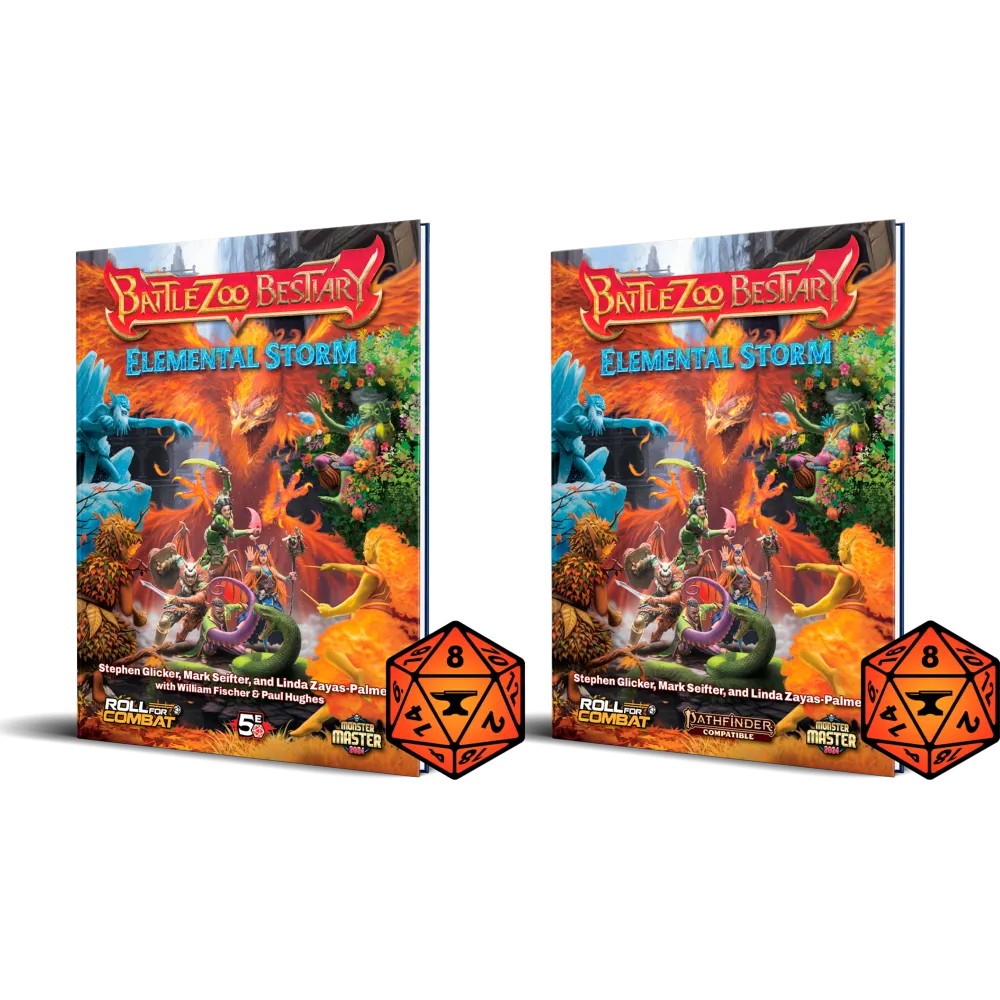 Battlezoo Bestiary: Elemental Storm Hardcover & PDF