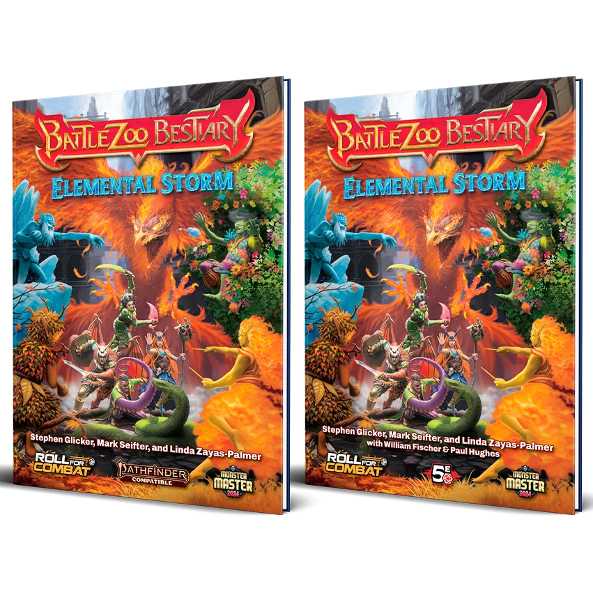 Battlezoo Bestiary: Elemental Storm Hardcover & PDF