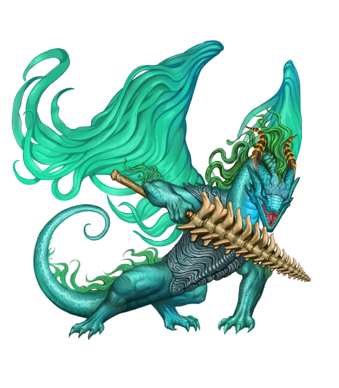 Battlezoo Dragons: Leshy Dragons Hardcover & PDF