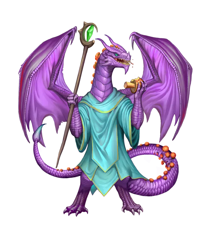 Battlezoo Dragons: Leshy Dragons Hardcover & PDF