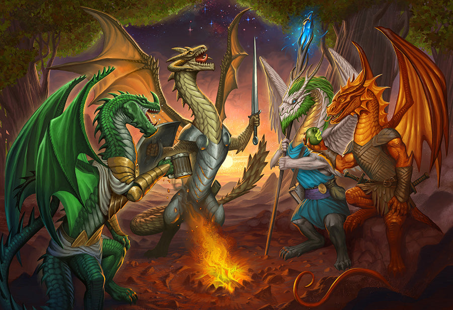 Bundle: Battlezoo Bestiary, Ancestries: Dragons & Jewel of the Indigo Isles Hardcovers & PDFs