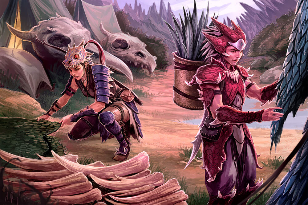 Bundle: Battlezoo Bestiary, Ancestries: Dragons & Jewel of the Indigo Isles Hardcovers & PDFs