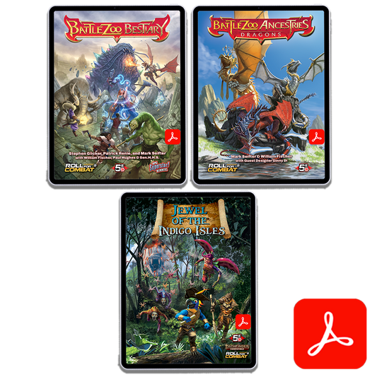Bundle: Battlezoo Bestiary, Ancestries: Dragons & Jewel of the Indigo Isles PDFs
