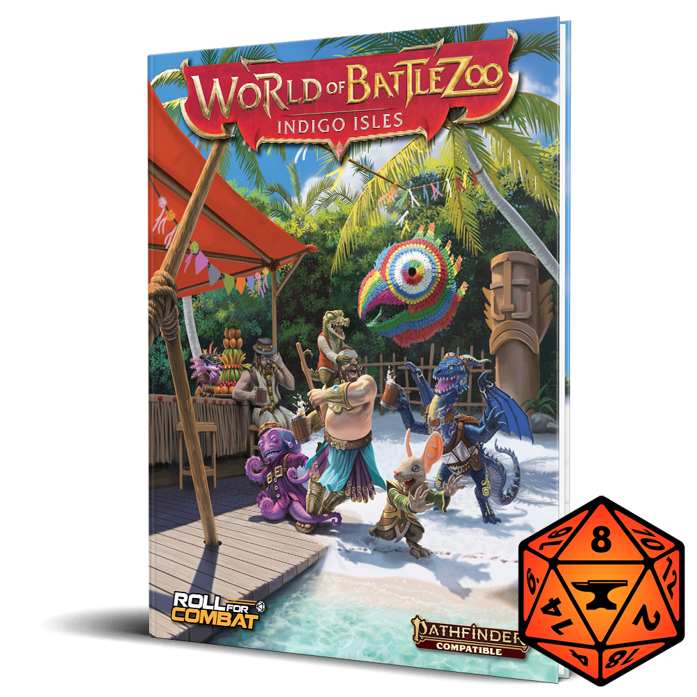 World of Battlezoo: Indigo Isles Hardcover & PDF