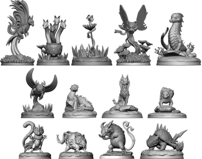 13 Eldamon Common Battle Form STL Miniature Files