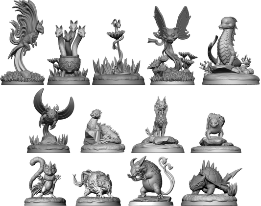 13 Eldamon Common Battle Form STL Miniature Files