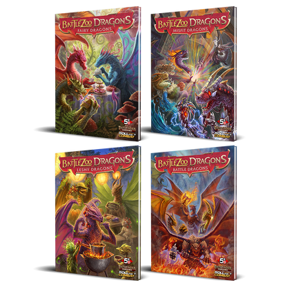 Bundle: Battlezoo Dragons 4 Books