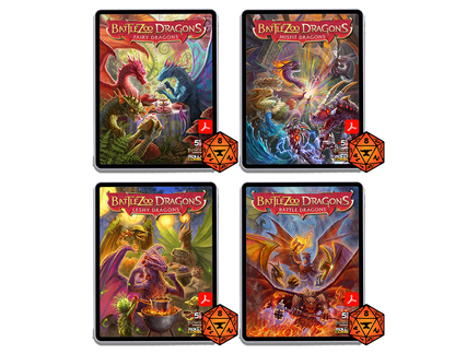 Bundle: Battlezoo Dragons 4 Books