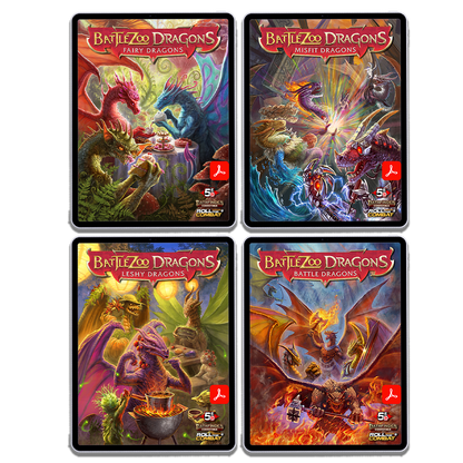 Bundle: Battlezoo Dragons 4 Books