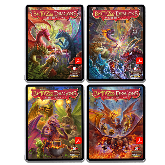 Bundle: Battlezoo Dragons 4 Books