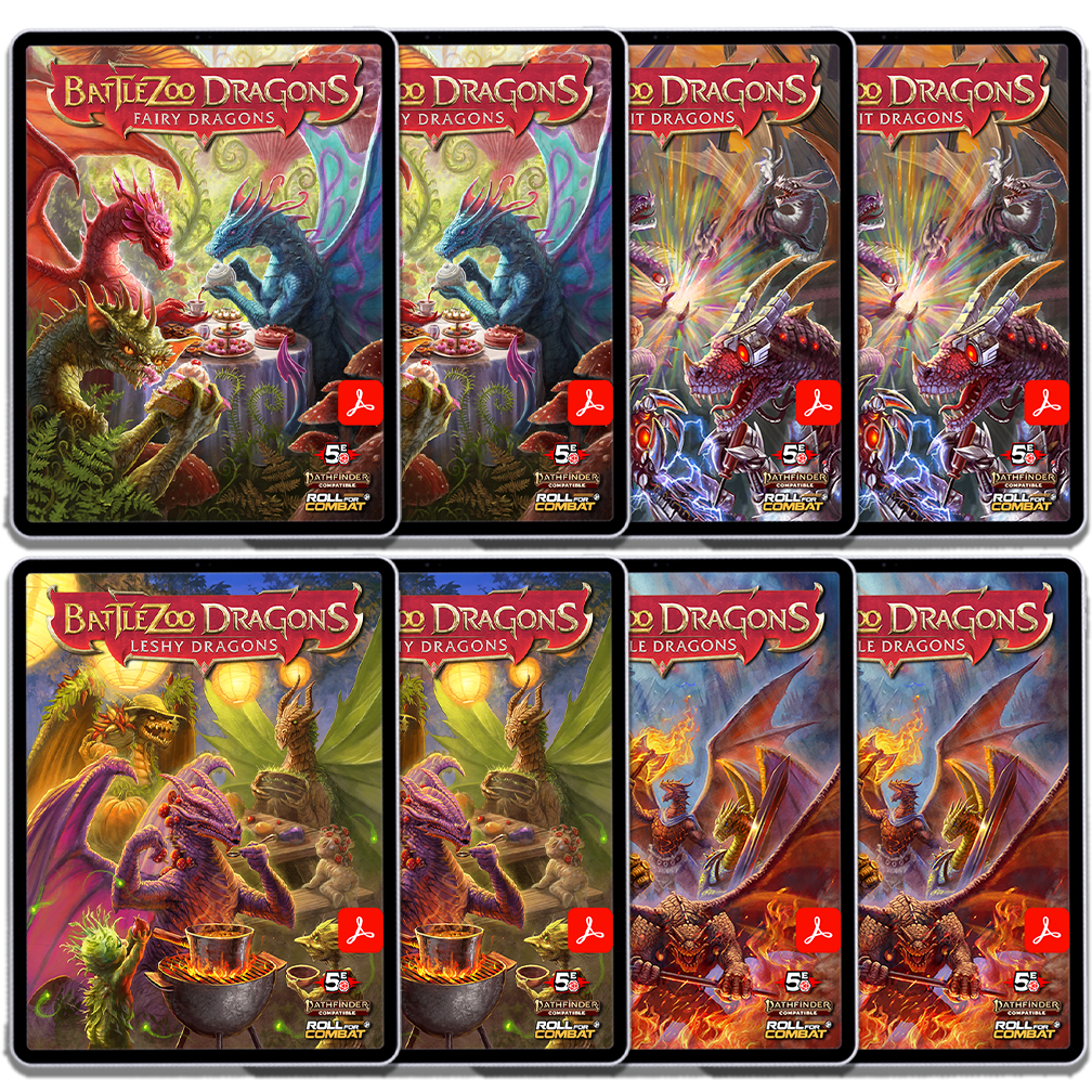 Bundle: Battlezoo Dragons 4 Books