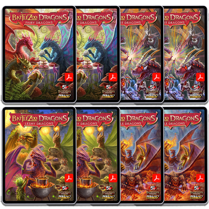 Bundle: Battlezoo Dragons 4 Books