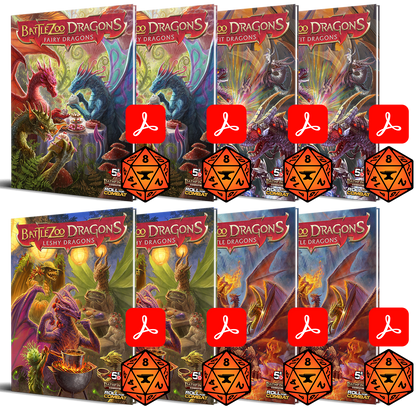 Bundle: Battlezoo Dragons 4 Books