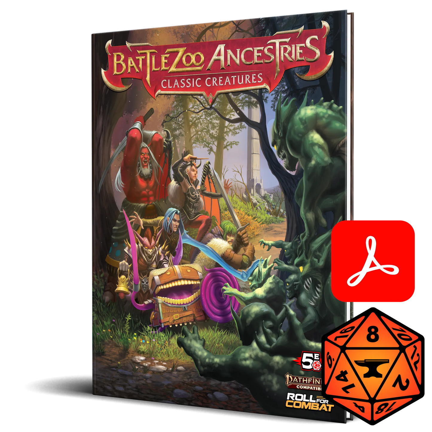 Battlezoo Ancestries: Classic Creatures Hardcover, PDF & VTT