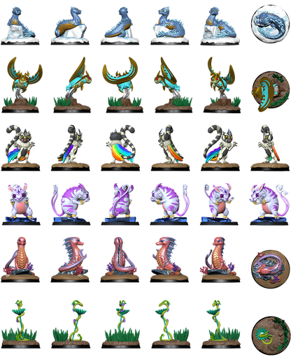 13 Eldamon Common Battle Form STL Miniature Files