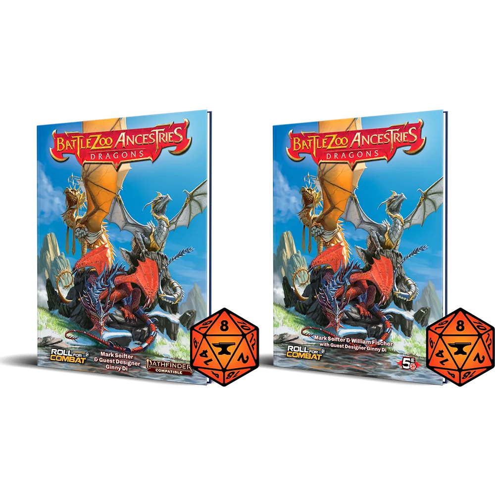 Battlezoo Ancestries: Dragons Hardcover & PDF – Roll For Combat