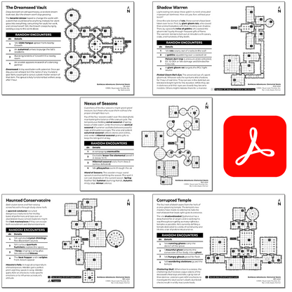 Battlezoo Adventures: Elemental Storm Shadowdark PDFs