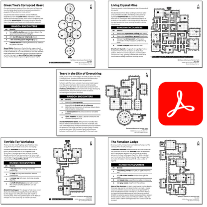 Battlezoo Adventures: Monster Hunt Shadowdark PDFs