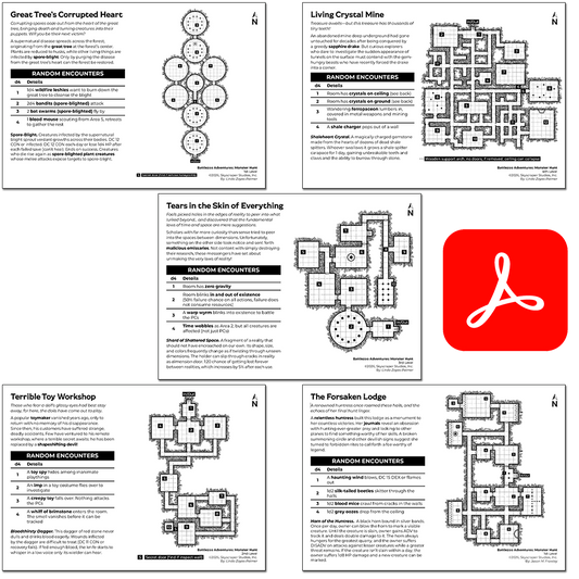 Battlezoo Adventures: Monster Hunt Shadowdark PDFs