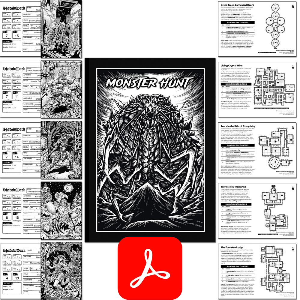 Monster Hunt Shadowdark PDF