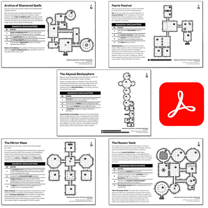 Battlezoo Adventures: Strange and Unusual Shadowdark PDFs