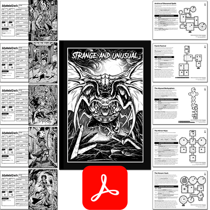 Battlezoo Adventures: Strange and Unusual Shadowdark PDFs