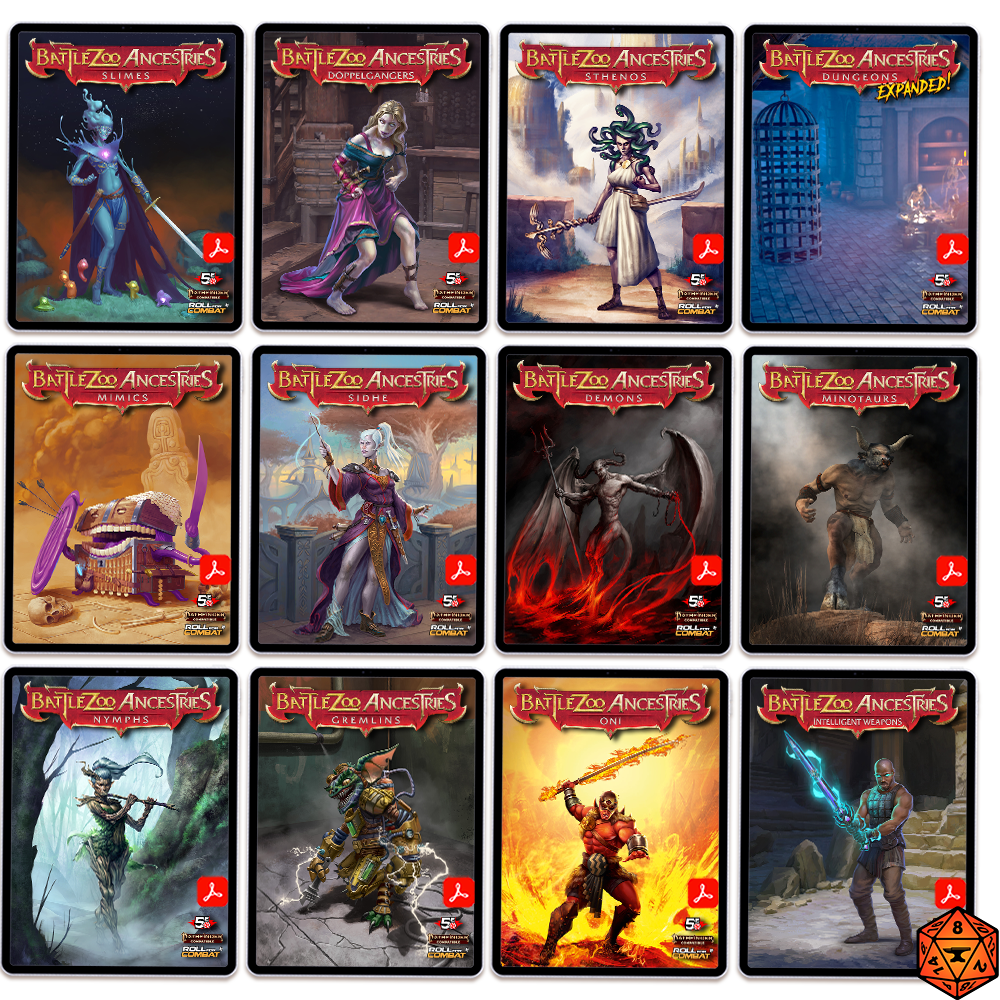 Battlezoo Ancestries: Year Of Monsters PDF & Foundry VTT – Roll For Combat