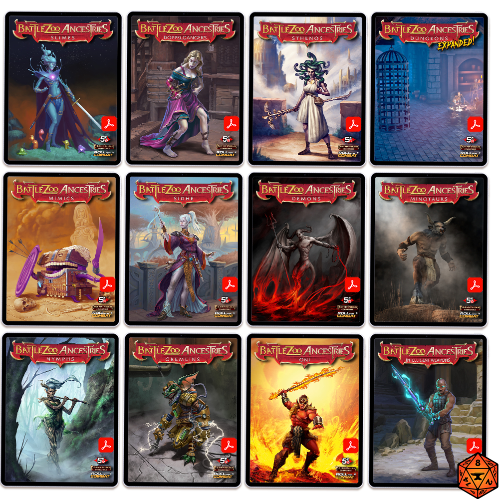 Battlezoo Ancestries: Year of Monsters PDF & Foundry VTT