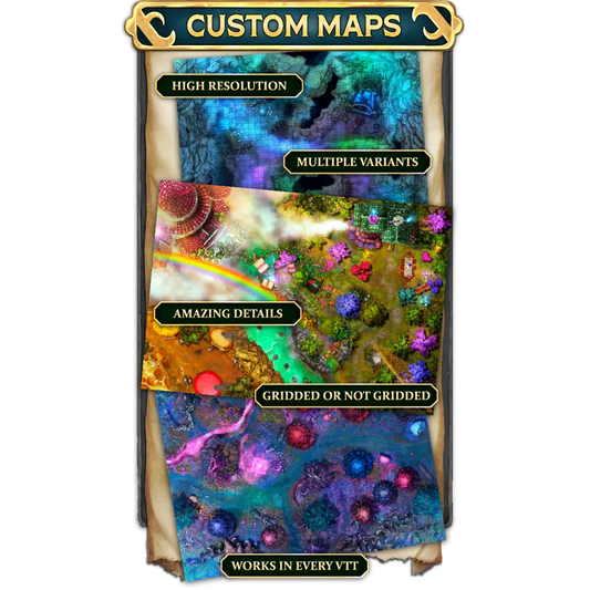 Battlezoo Ancestries: Year of Mysteries Themed Battle Maps