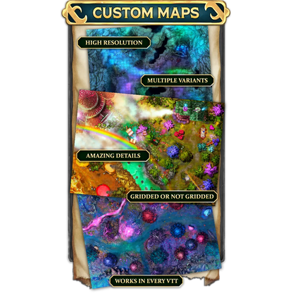 Battlezoo Ancestries: Year of Titans Themed Battle Maps