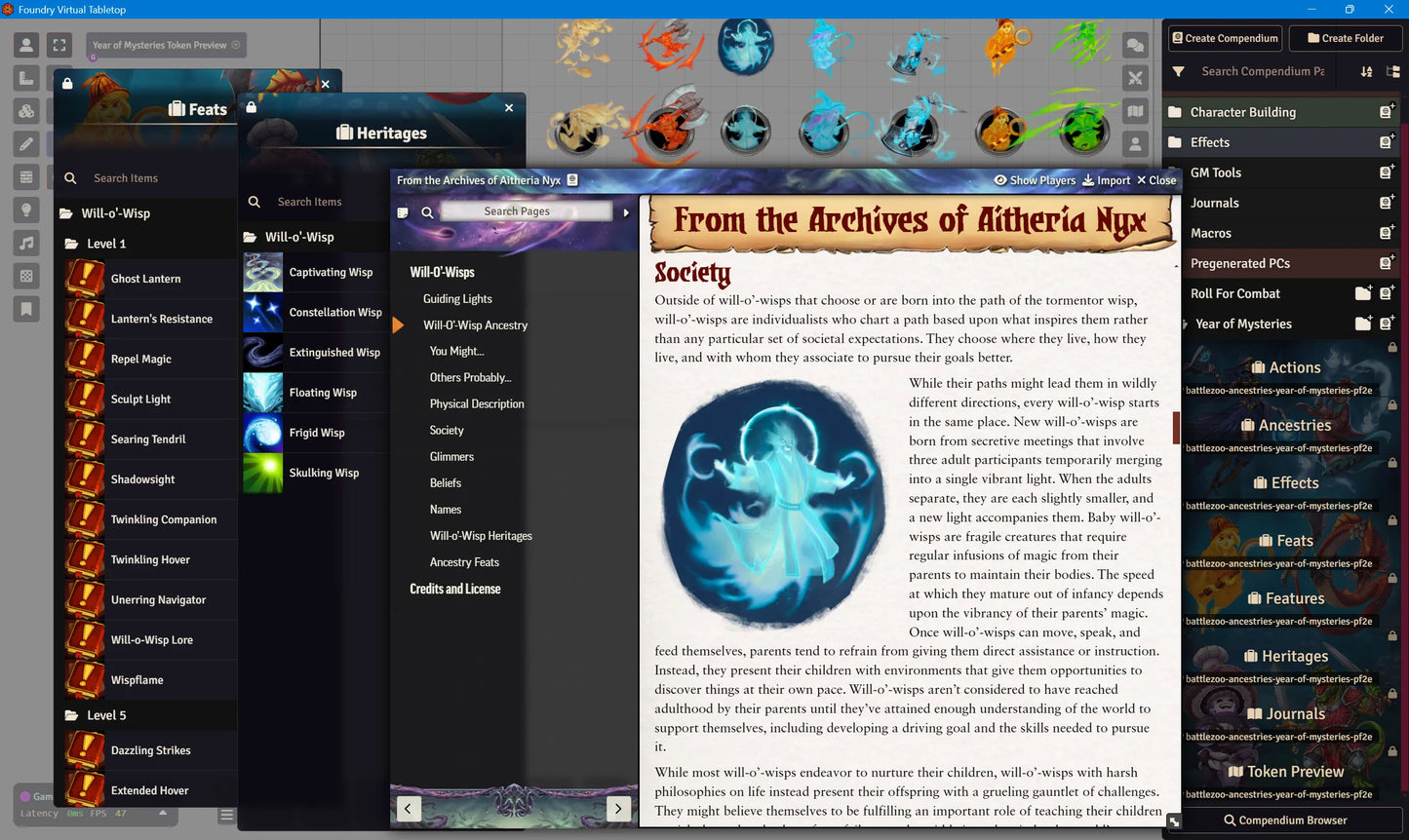 Battlezoo Ancestries: Year of Mysteries PDF & Foundry VTT