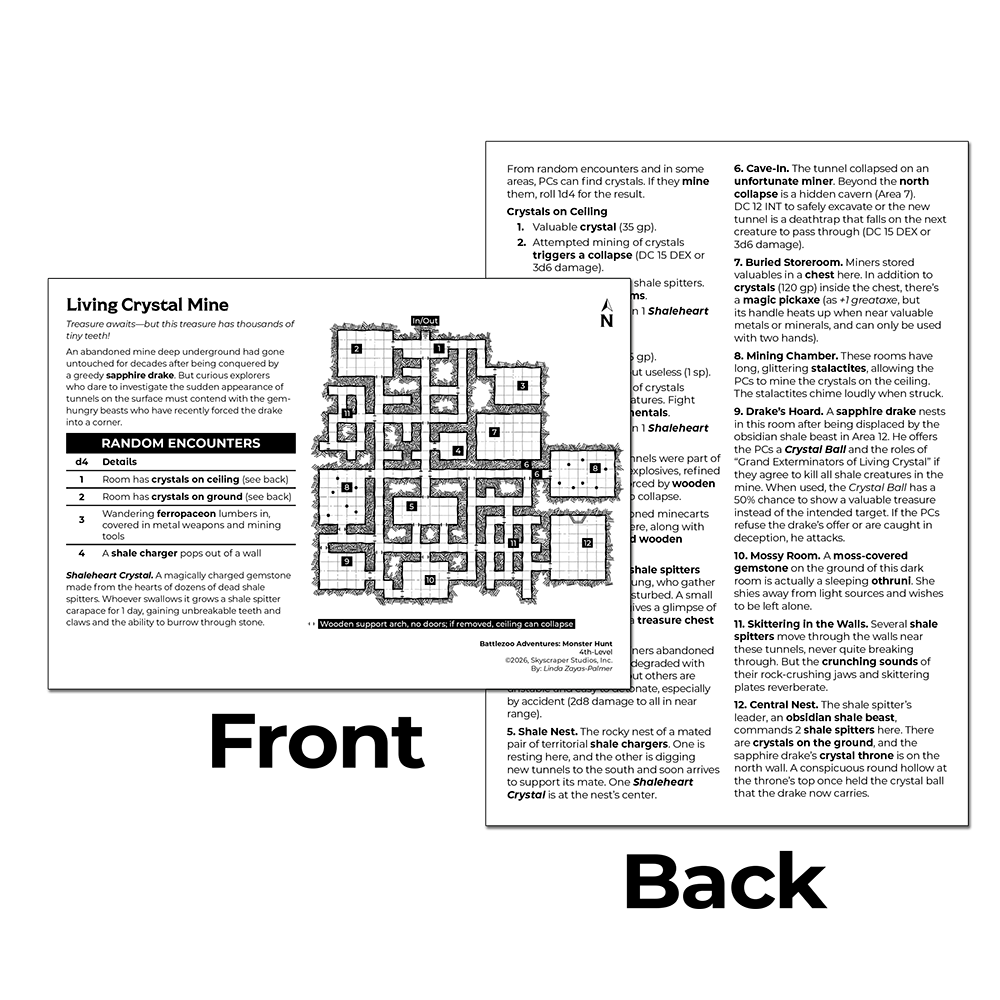 Battlezoo Adventures: Monster Hunt Shadowdark PDFs