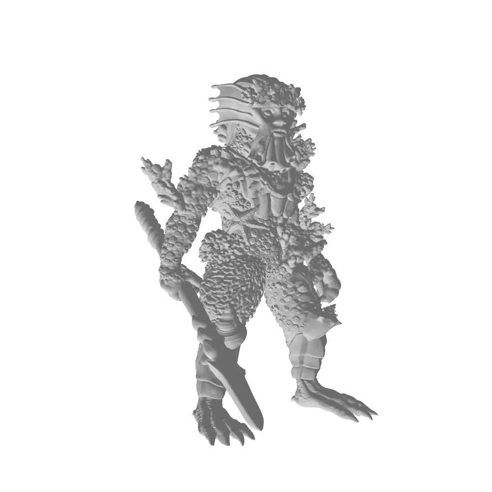 Set of 8 Printable Indigo Isles STL Miniature Files