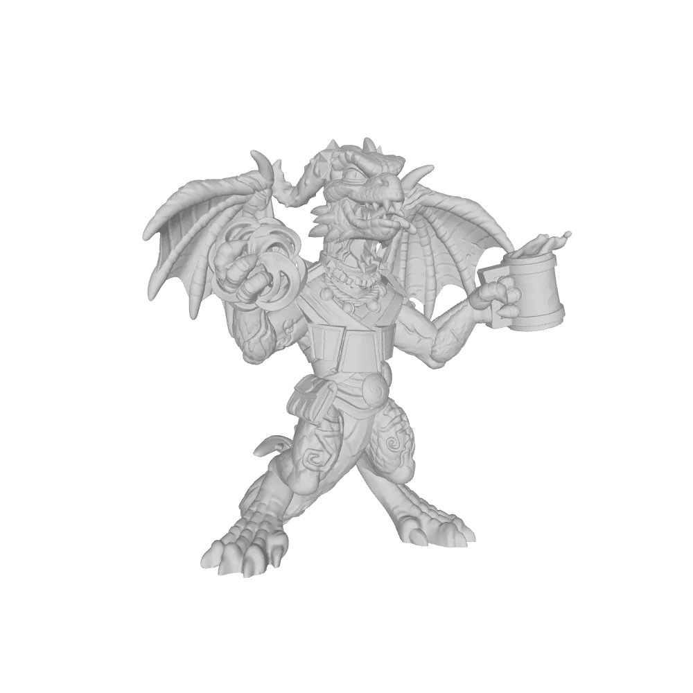 Set of 8 Printable Indigo Isles STL Miniature Files