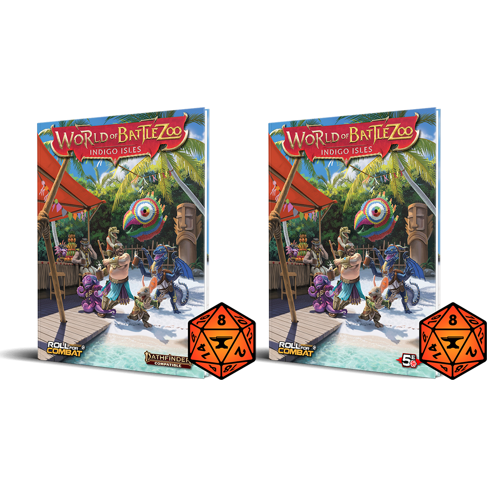 World of Battlezoo: Indigo Isles Hardcover & PDF (PREORDER)